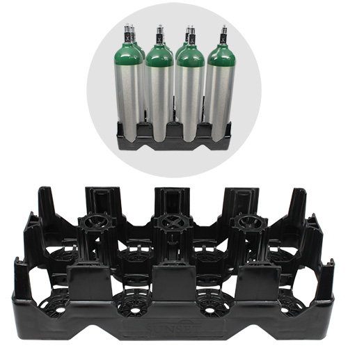 Zoomed in product image Oxygen Cylinder Rack